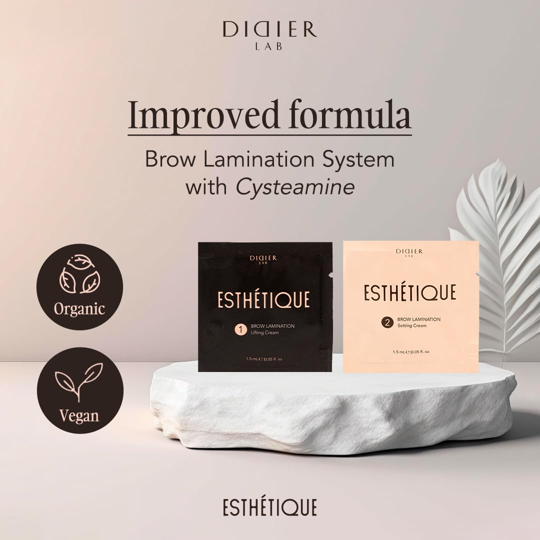 Didier Lab Esthétique, Brow Lamination Kit, Professional Brow Lift, Eyebrow DIY, with Biotin Hyaluronic Acid Aloe Vera - Image 4