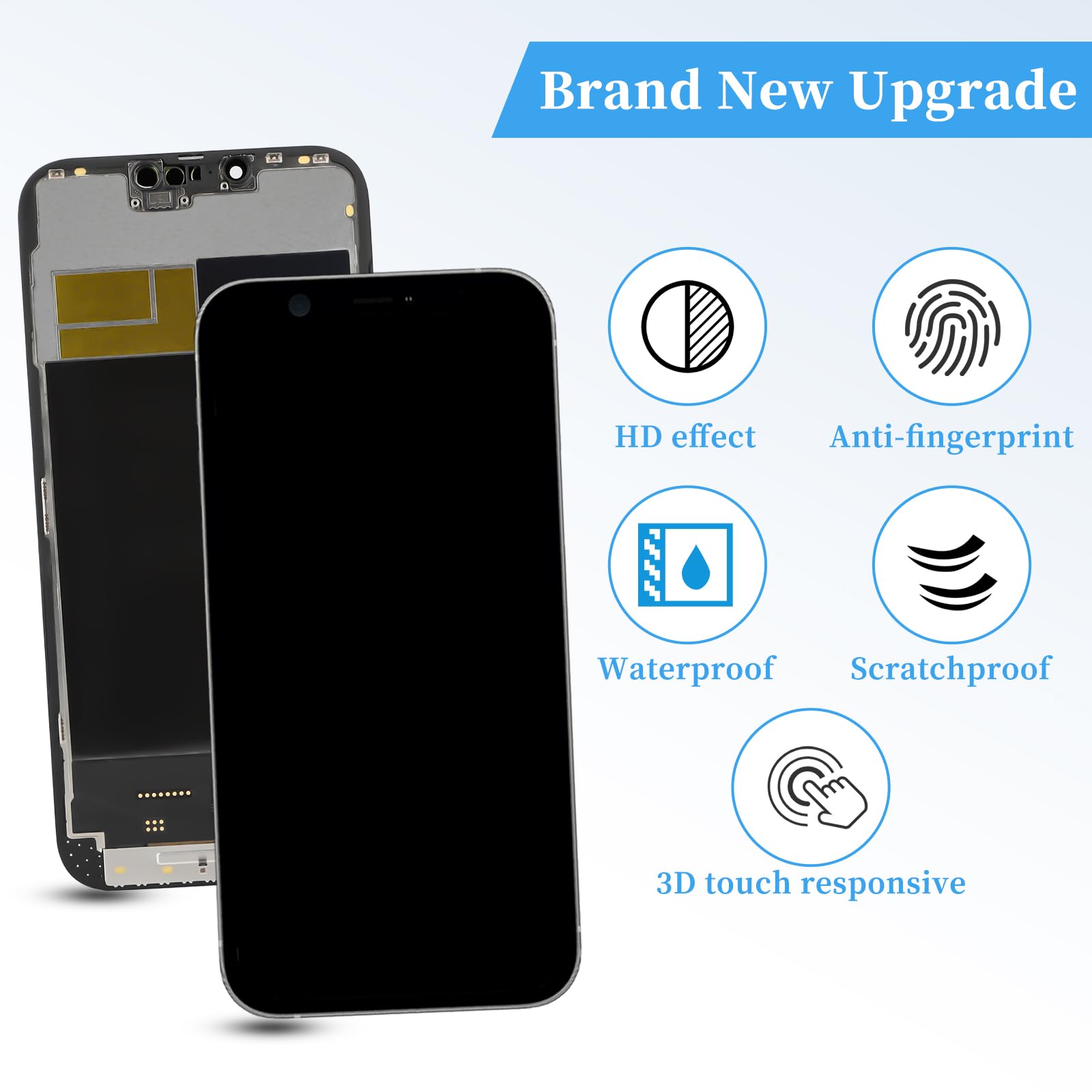 ackdine for iPhone 13 Pro Max Screen Replacement, for iPhone 13