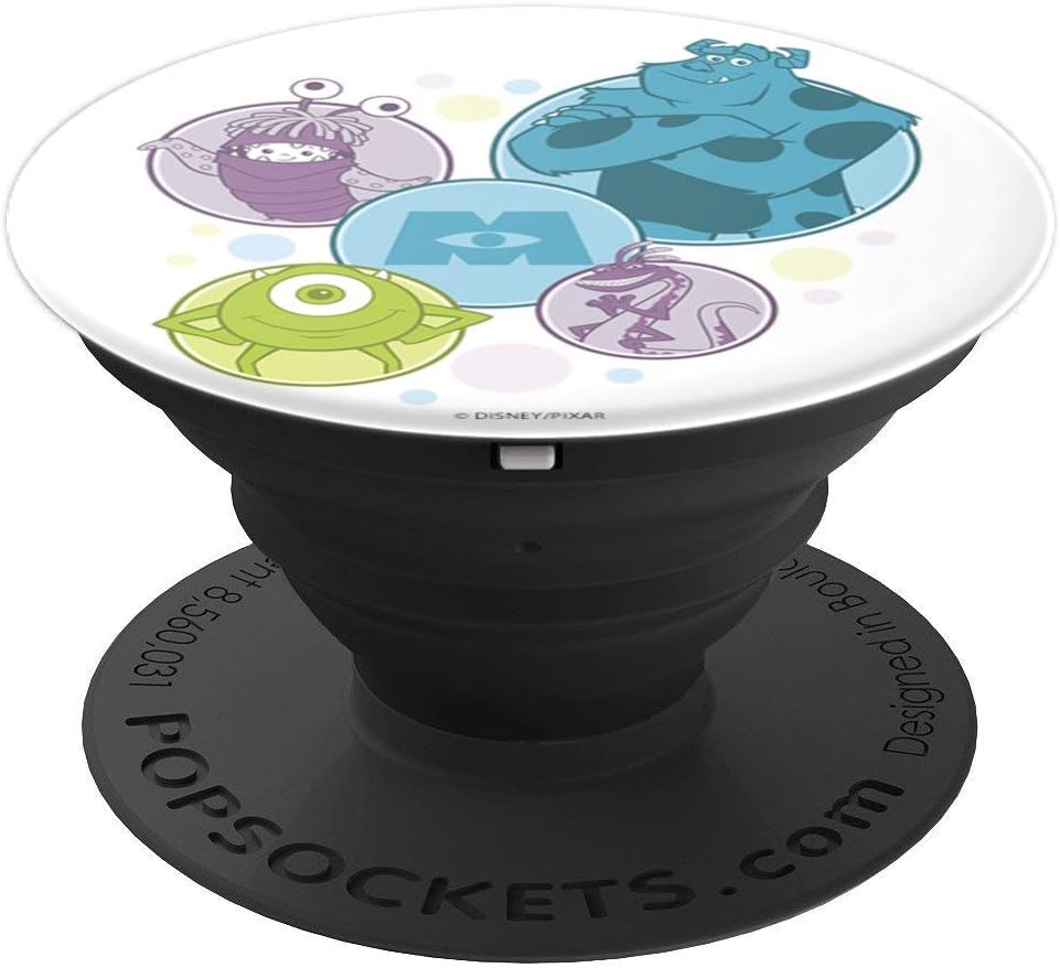 Disney Pixar Monsters Inc Sulley Mike Boo Randall Bubbles PopSockets Standard PopGrip