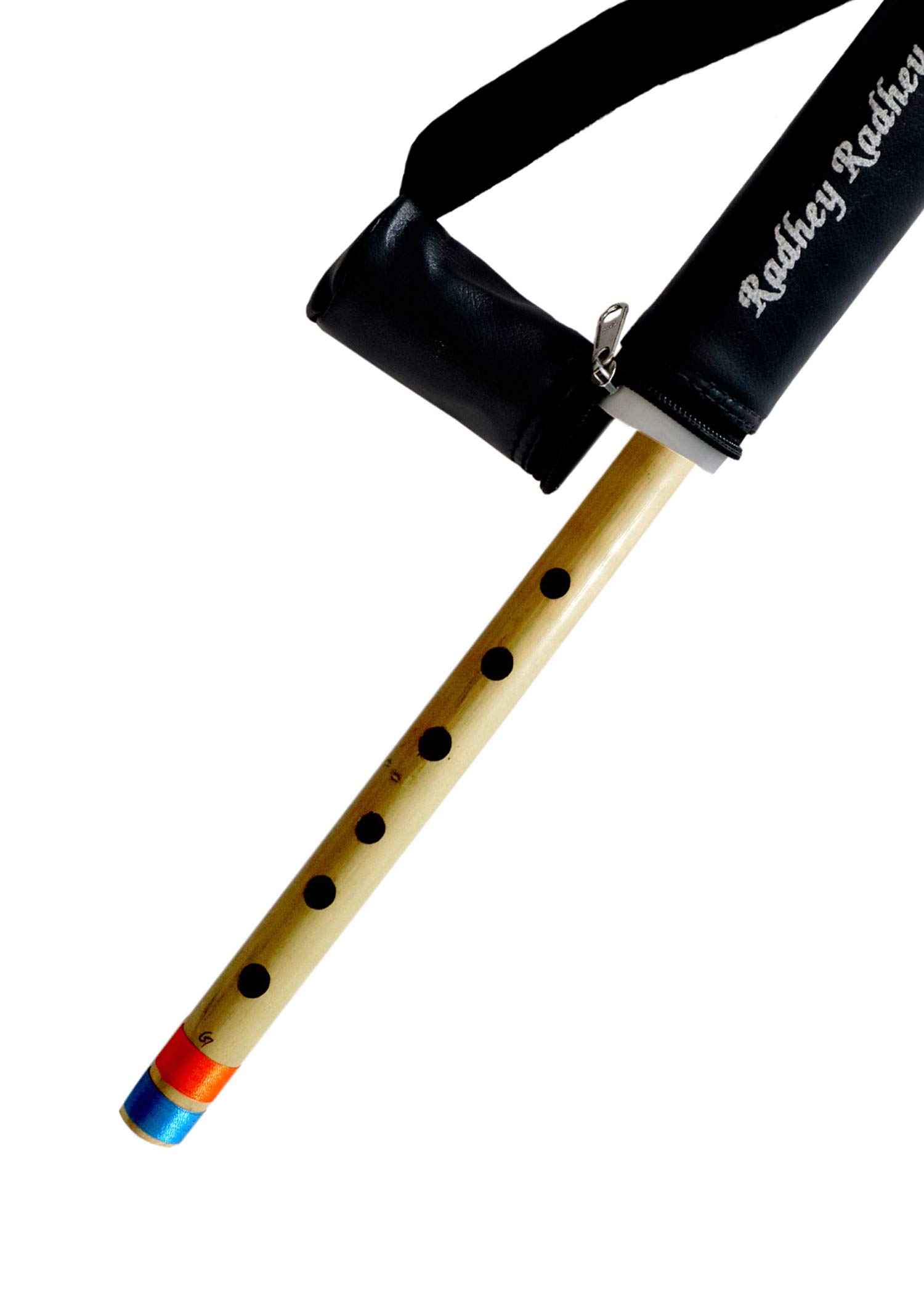 Craftopia - Flauta combinada musical india escala C, 6 agujeros (14 pulgadas) y escala G, 7 agujeros (17 pulgadas), flauta de bambú Bansuri con bolsa de transporte gratis