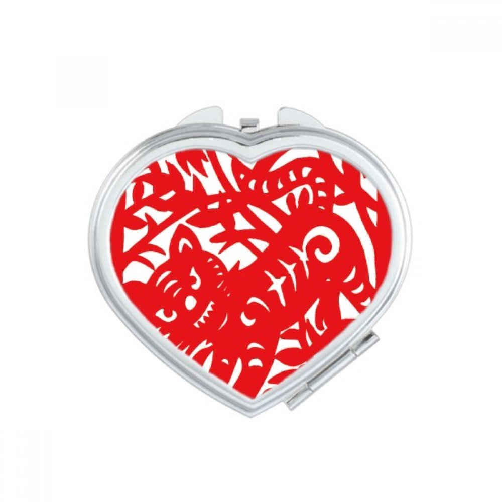 Miroirs de poche à la main motif tigre pour un cadeau d'anniversaire mémorable