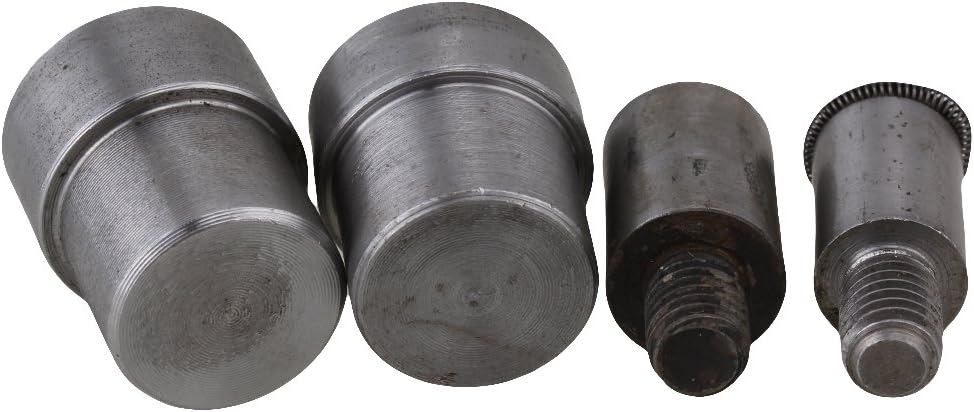 BQLZR Snap Fastener Heavy Duty Press Button Die Pattern Die Set for Hand Press Machine Setter for 633 Snap Button