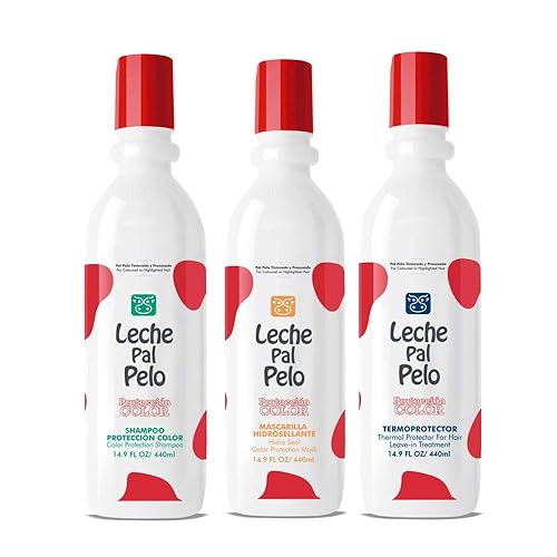 Leche Pal Pelo Proteccion Color para cabello coloreado o resaltado Hidro Seal sin enjuague | Para Cabello Tinturado y Procesado 14.9oz-14.9 fl oz