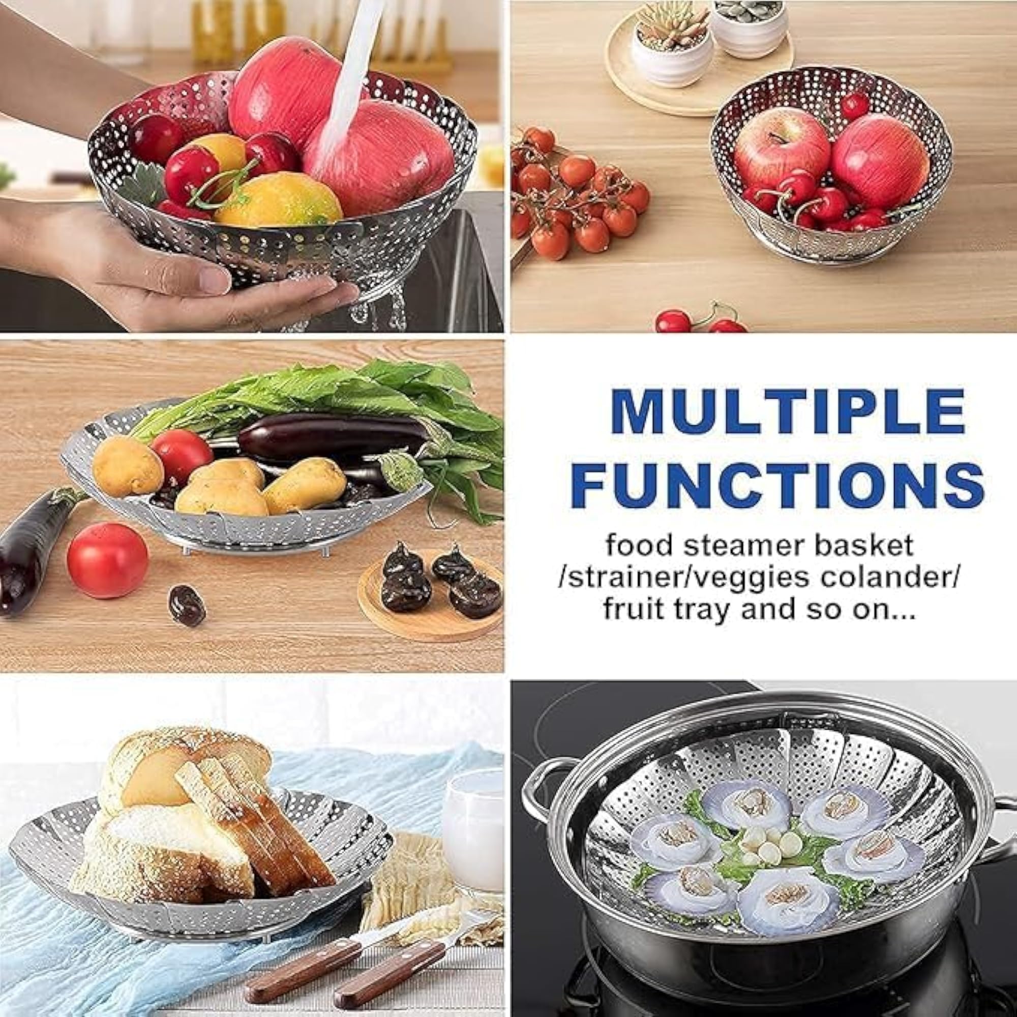 Stainless Steel Steamer Basket for Cooking