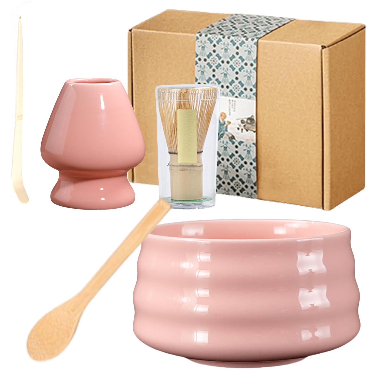 Ensemble balai matcha GOMETY avec fouet et bol céramique pour kit cérémonie