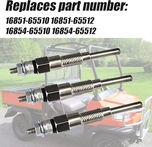 Miniatura 3 de 3 bujías incandescentes 16851-65510 16851-65512 para Kubota D722 D902 D905 D1005 D1105 V1505 V1305 Tractor B1700D B1700E ZD326 ZD326 ZD305 31