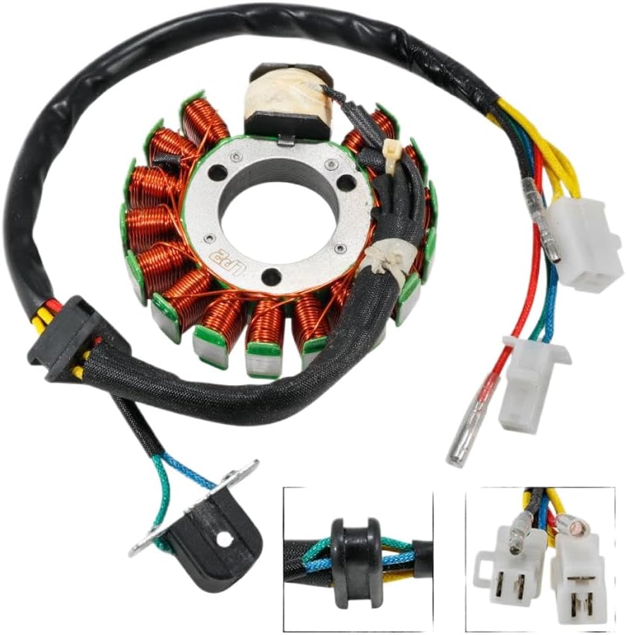 Stator Coil 32101-02C00 Compatible With Automotive Motorcycle Parts LT-F160 QuadRunner 160 LT160E QuadRunner 160 For Part Number 32101-02C00