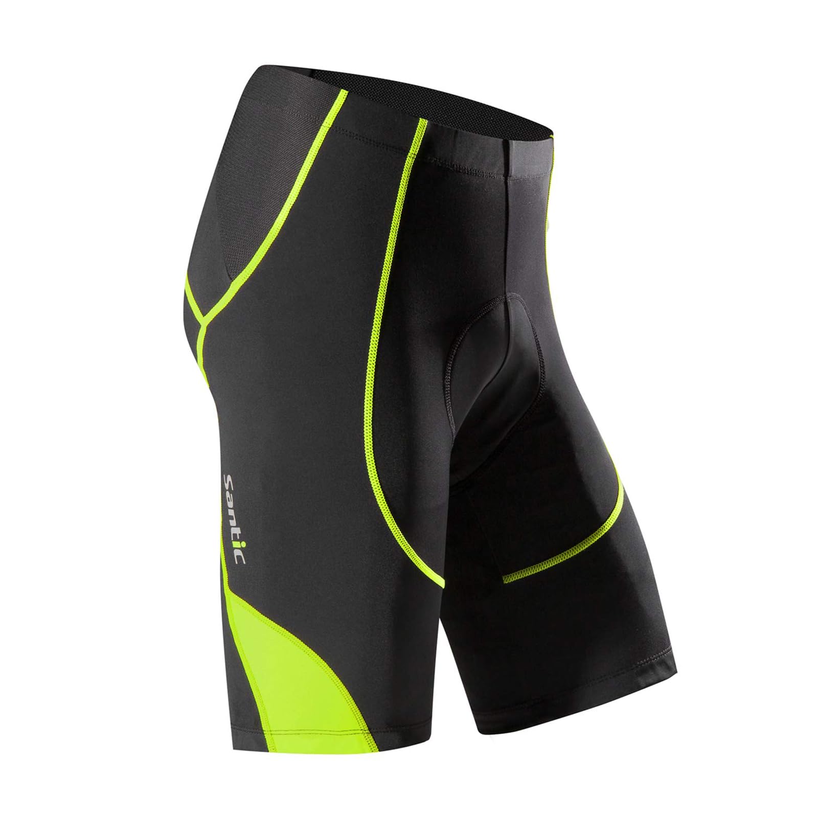 Santic Men's Eu Size/Green Cycling Shorts Padded Cycle Shorts Road Bike Shorts With Pad Cycling Clothing For Eu S