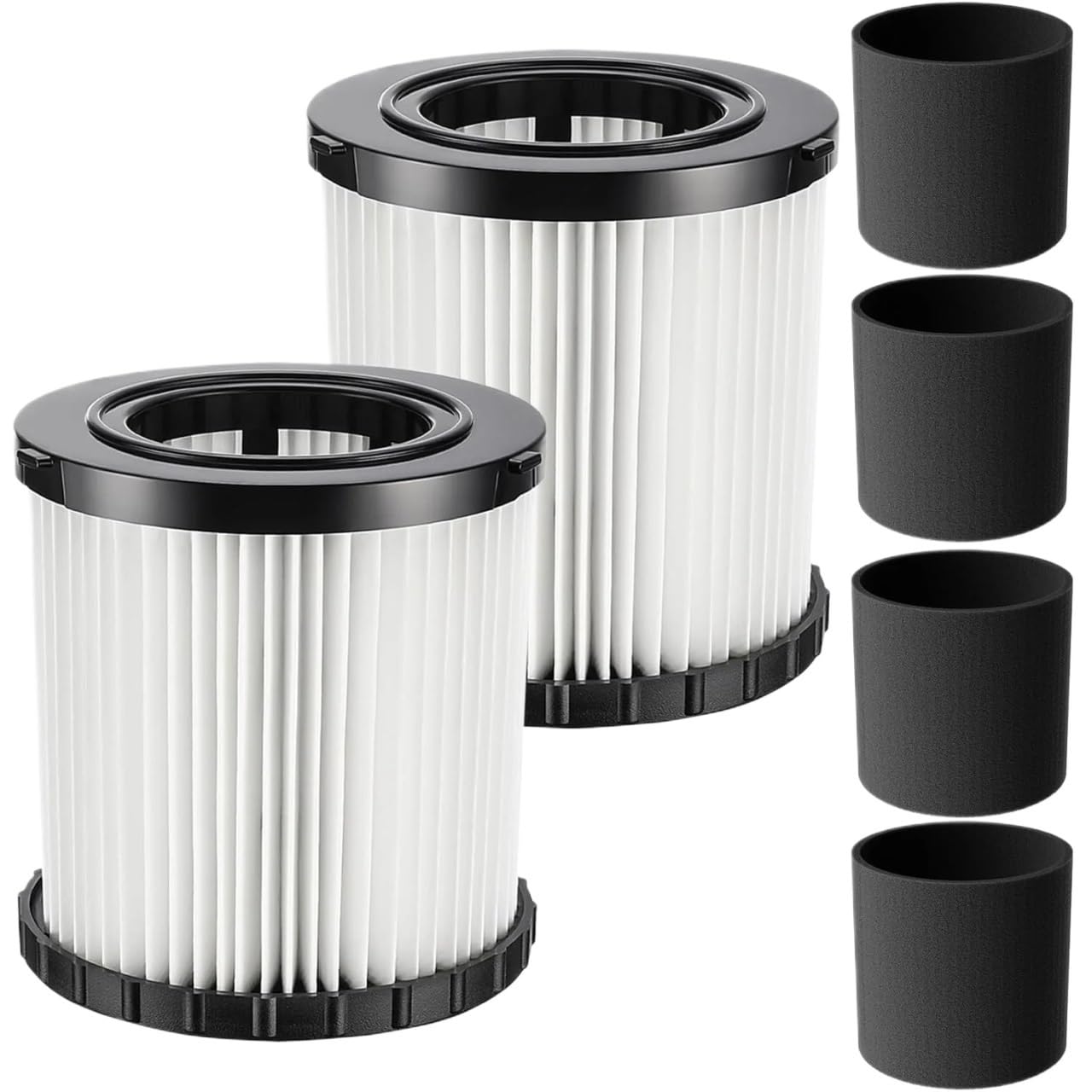 Filtro De Vacío, Compatible Con DEWALT,DCV580H DCV581H 20V DCV5011H DCV501HB Piezas De Aspiradora En Seco Y Húmedo(DCV5801H (2set))