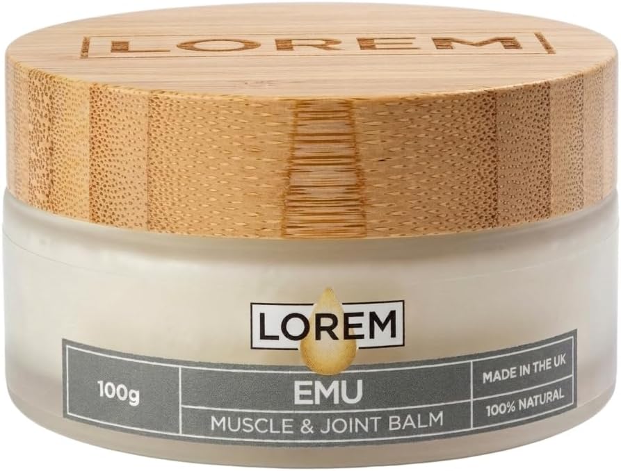 Emu Oil Balm for Muscle and Joint Relief, 100g