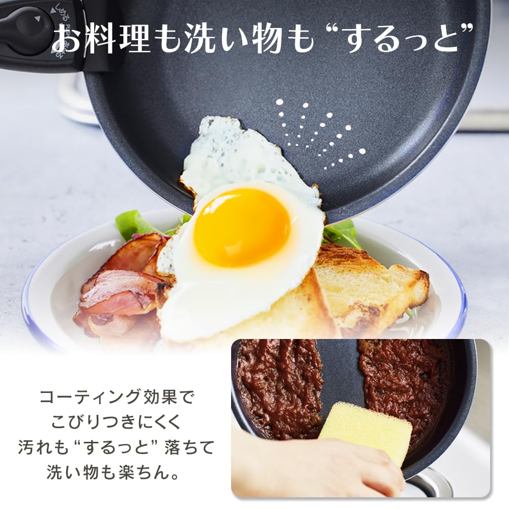 Amazon.co.jp: アイリスオーヤマ フライパン 12点セット ダイヤモンド 