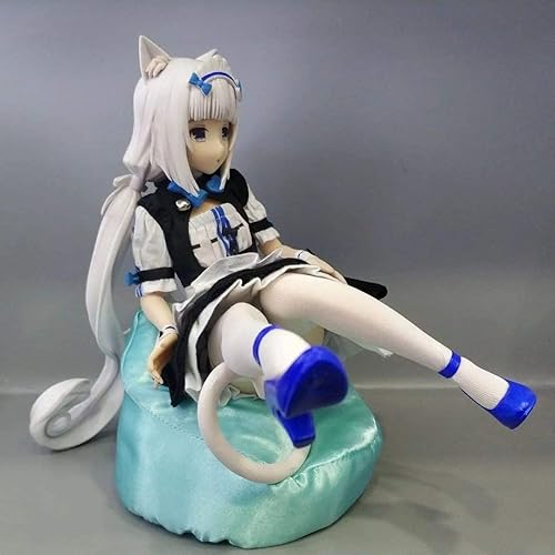 ZERURI Nueva figura de acción de PVC de anime japonés NEKOPARA Chocola Vanilla escala 14 para niña figura de acción de anime ropa real modelo de