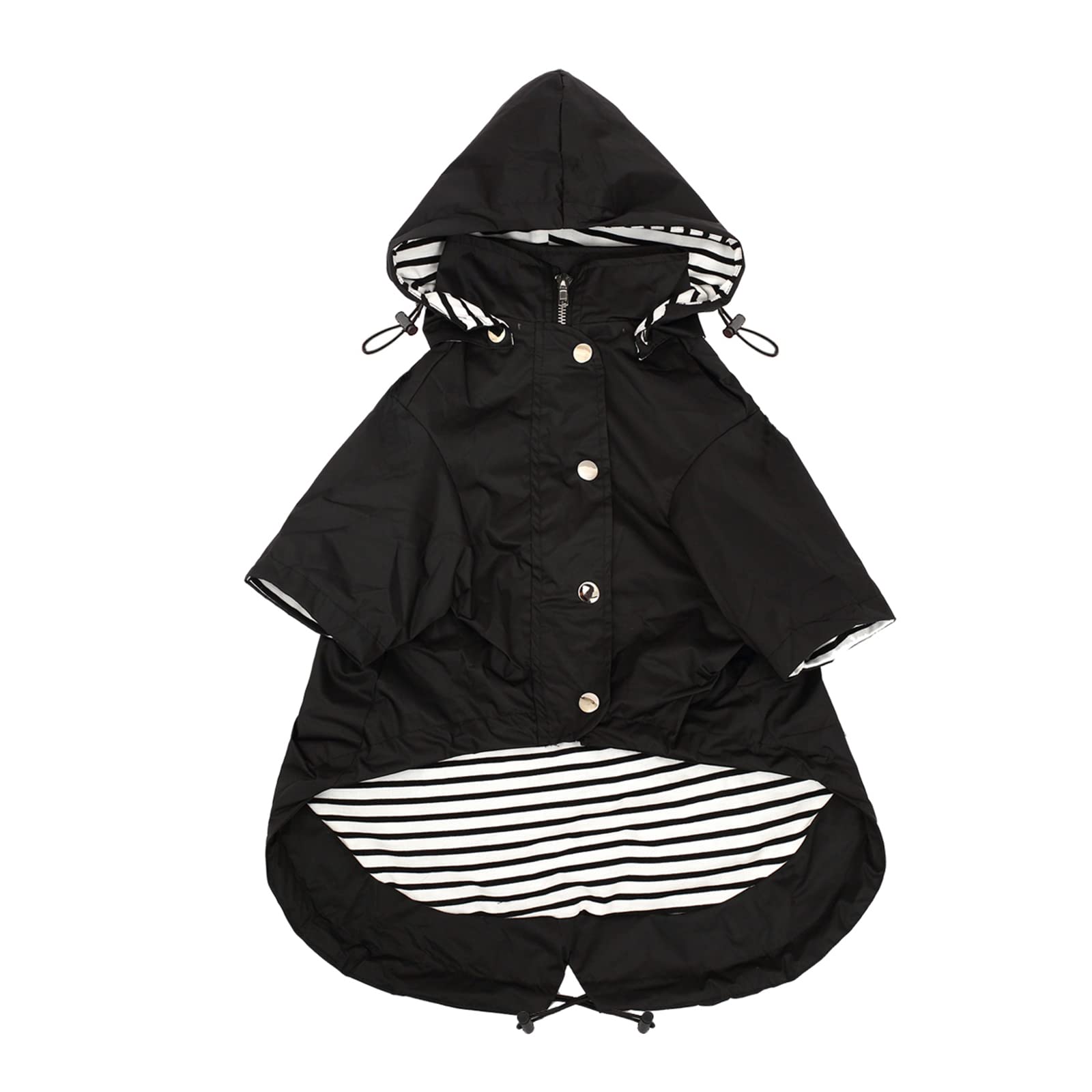Imperméable pour chien ajustable et réfléchissant Morezi Noir M