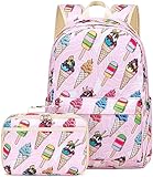 CAMTOP Backpack for Girls Boys Kids School Backpack with Lunch Box Preschool Kindergarten BookBag Set