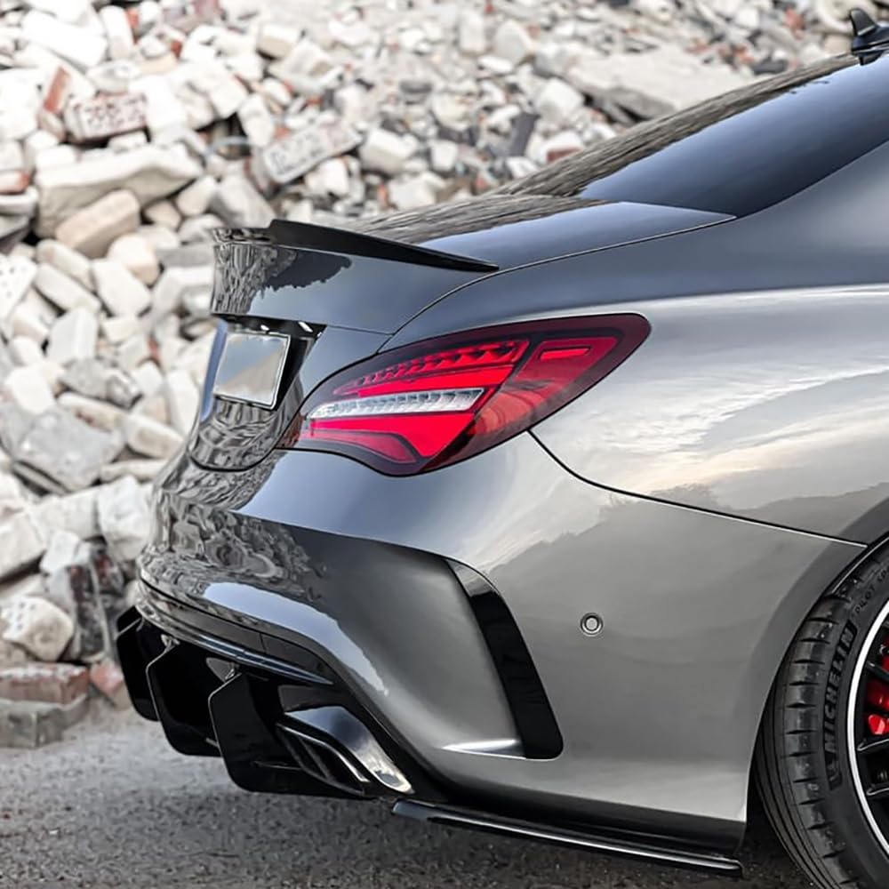 XEBRAD Auto Achter Kofferbak Spoilers Achter Diffuser Bumper Lip Carbon