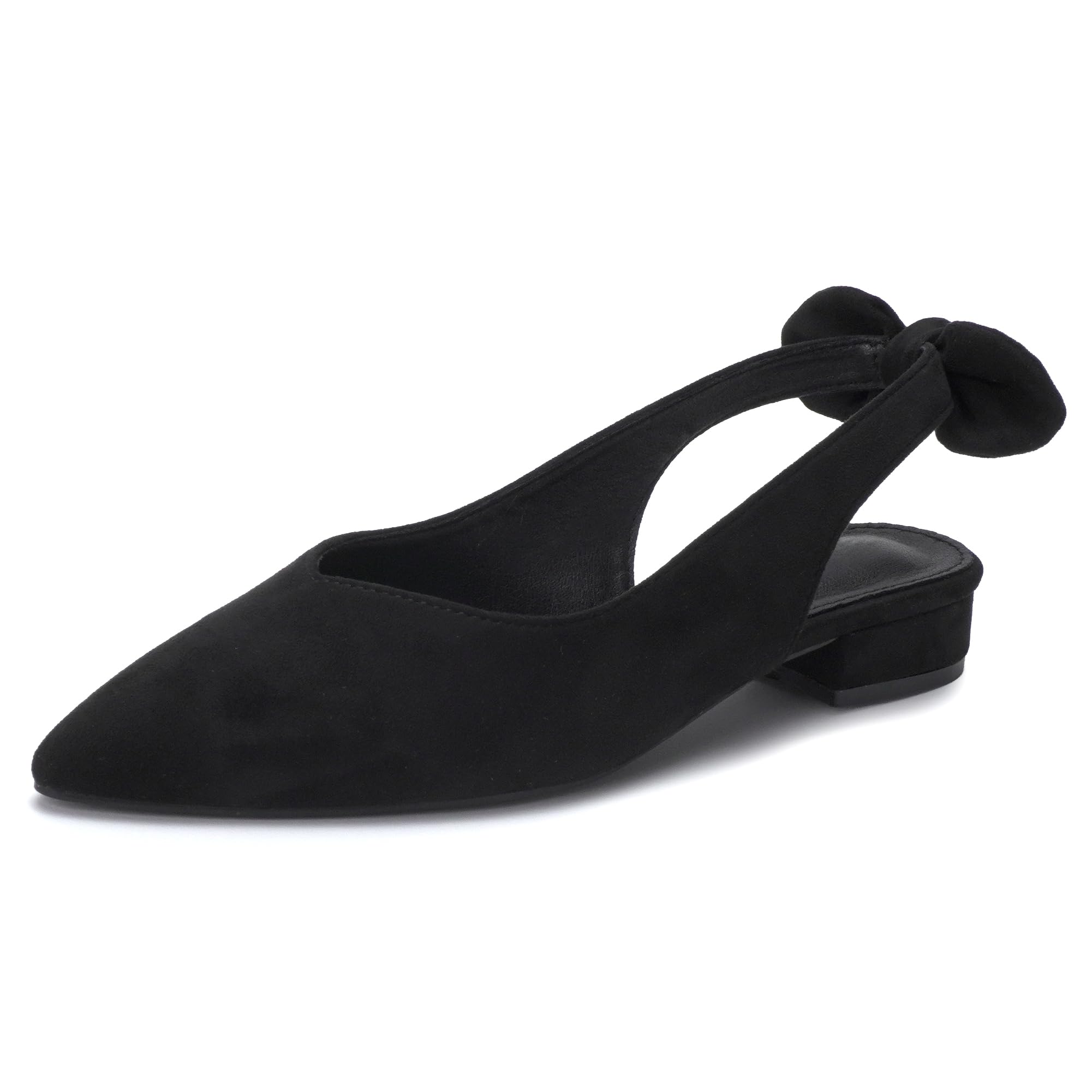 MISSCAI Ballerine Slingback Donna a Punta con Fiocco Posteriore per Ufficcio e Cerimonia