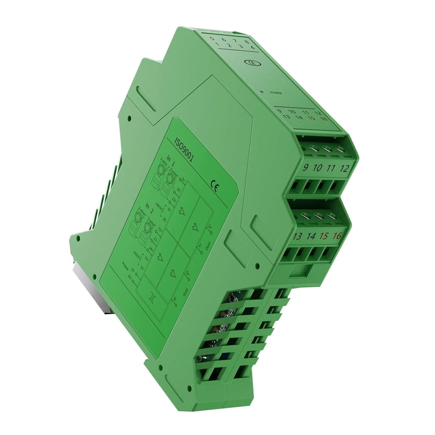 4-20mA Signal Isolator to 0-10V 0-5V Analog Converter 0-10mA DC(Input 0-5V,Output 0-20mA)