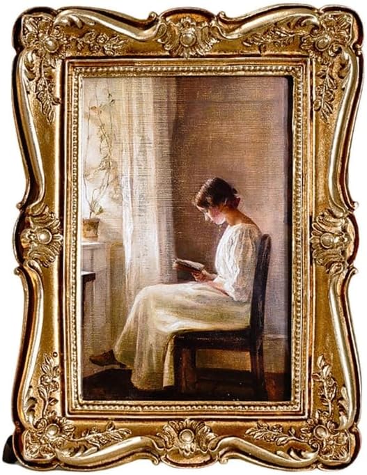 Retro Picture Frame Antique Ornate Photo Frame Decorative Photo Frame Home