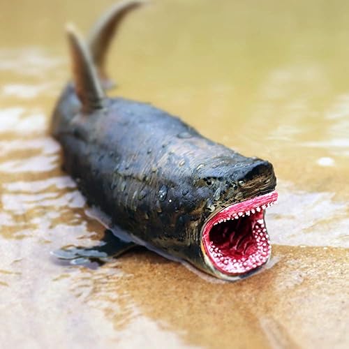 Miniatura 24 de EOIVSH Mosasaurus - Juguete grande de Mosasaurio gigante de pretector oceánico, mordiendo un pterosaurio, monstruo marino prehistórico, figura