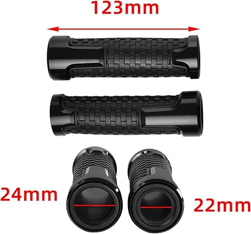 Miniatura 3 de Tapón de manillar para Yamaha XTZ125 XTZ 125 XTZ-125 2003-2016 motocicleta antideslizante extremo manillar agarre de goma extremos enchufe 78