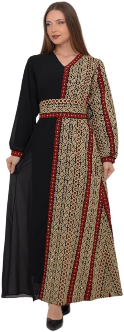Abayas for Women Muslim & Comfortable Arabic Abaya with Embroidery & Long Prayer Dress