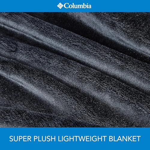 Couverture super pelucheuse noire 127x152 cm en polyester doux - 5