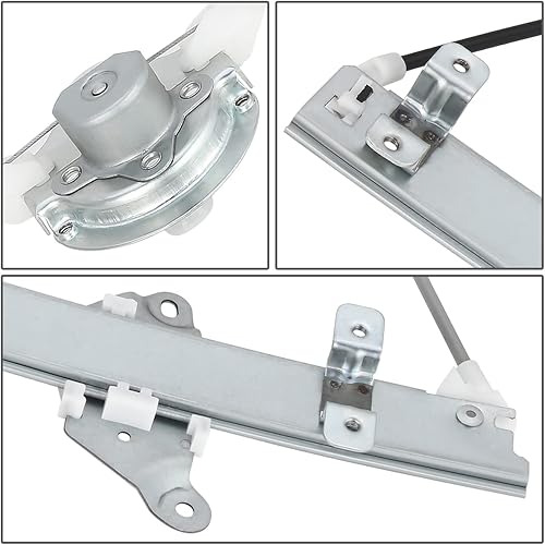 Miniatura 3 de DNA MOTORING Elevalunas manual delantero derecho del lado del pasajero compatible con Sentra SedanWagon 1987-1990, Tsuru, 80700-50A10, 749-289,