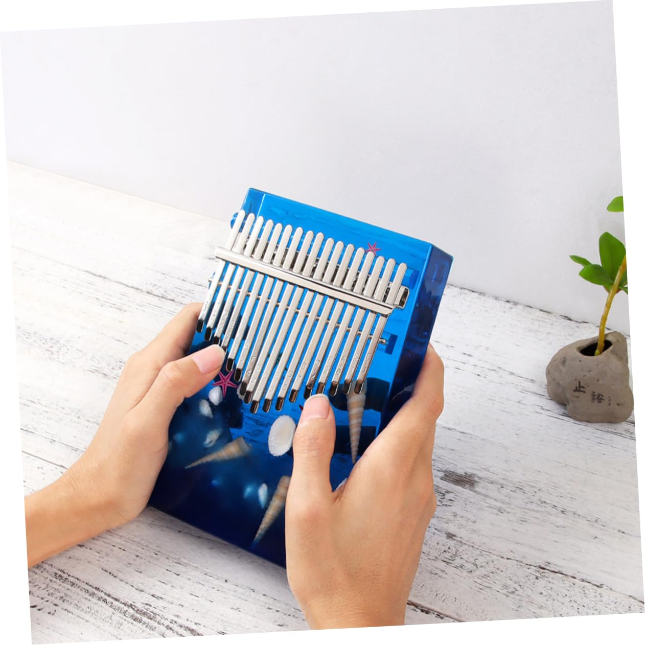 ERINGOGO DIY Silicone Mold for Boys and Girls Crystal Epoxy Finger Kalimba Hand Piano Thumb Piano Kit