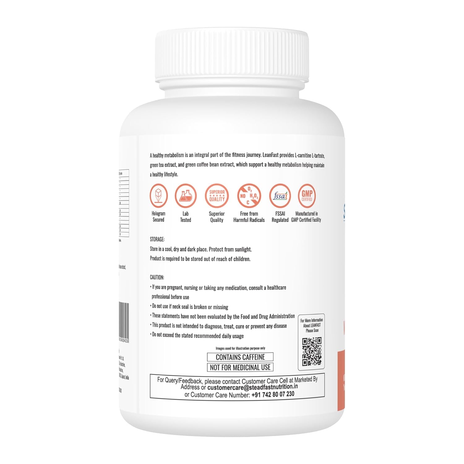 Stable nutrition | Leanfast | Fat burner for men and women. Weight loss supplements for rapid results | Stomach Fat Burner | Helps in weight loss. 60 Vegetarian Metabolism Booster Capsules Stable nutrition | Leanfast | Fat burner for men and women. Weight loss supplements for rapid results | Stomach Fat Burner | Helps in weight loss. 60 Vegetarian Metabolism Booster Capsules