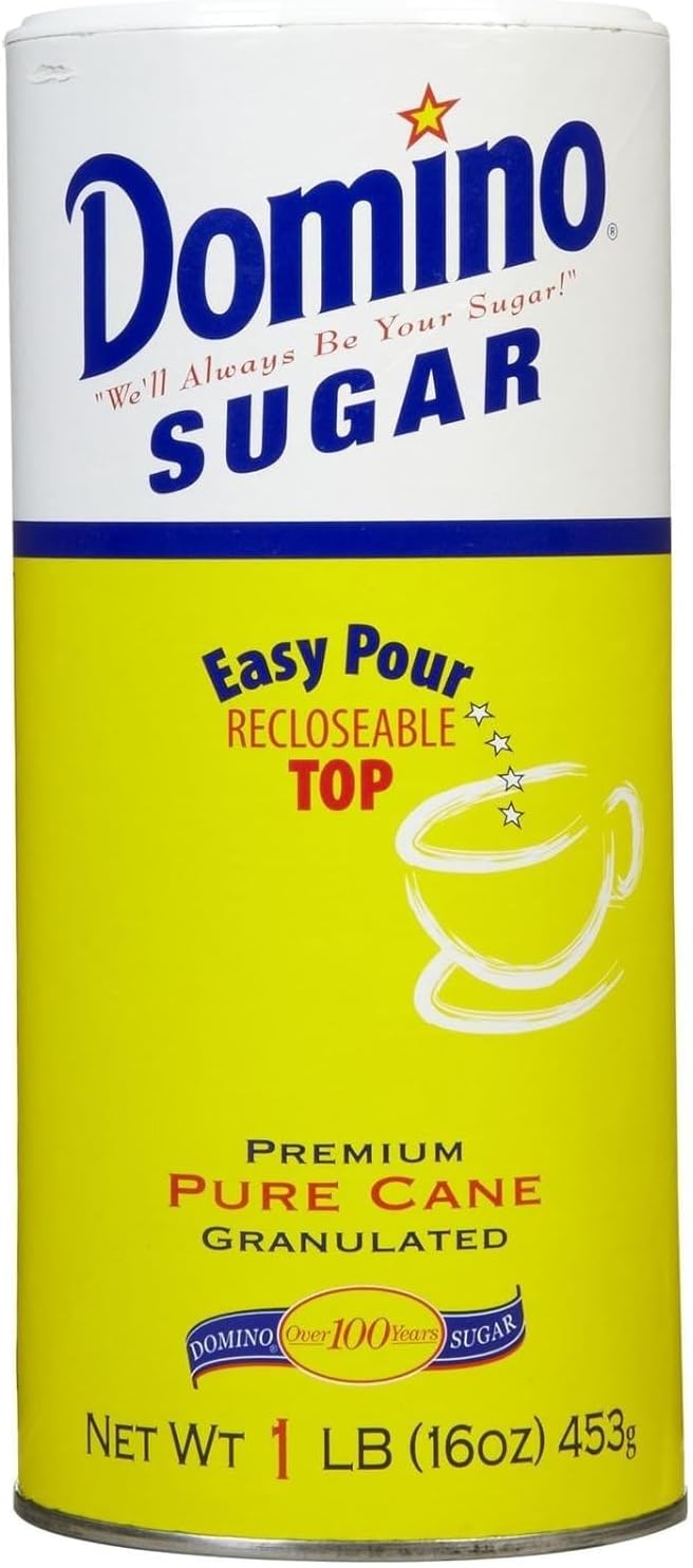 Domino Sugar Granulated Canister, 1 lb