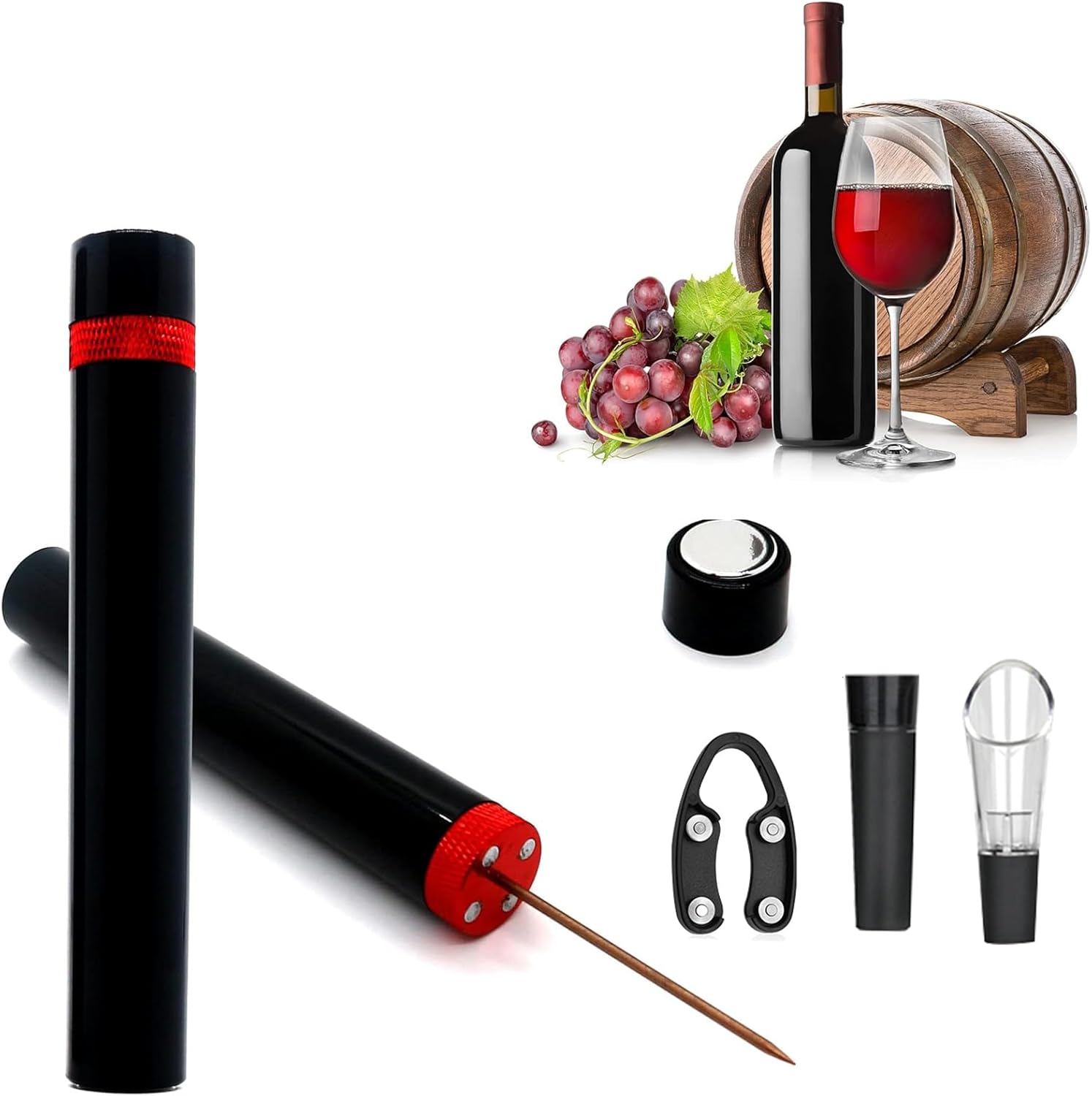 Wine Opener Air Pressure Pump Opener Set,Include Air