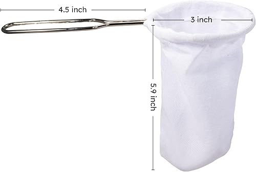 Miniatura 2 de Filtro de té de estilo tailandés tradicional de acero inoxidable, tamaño de 3 pulgadas, amigable con uso y duradero, compatible con todos los tipos