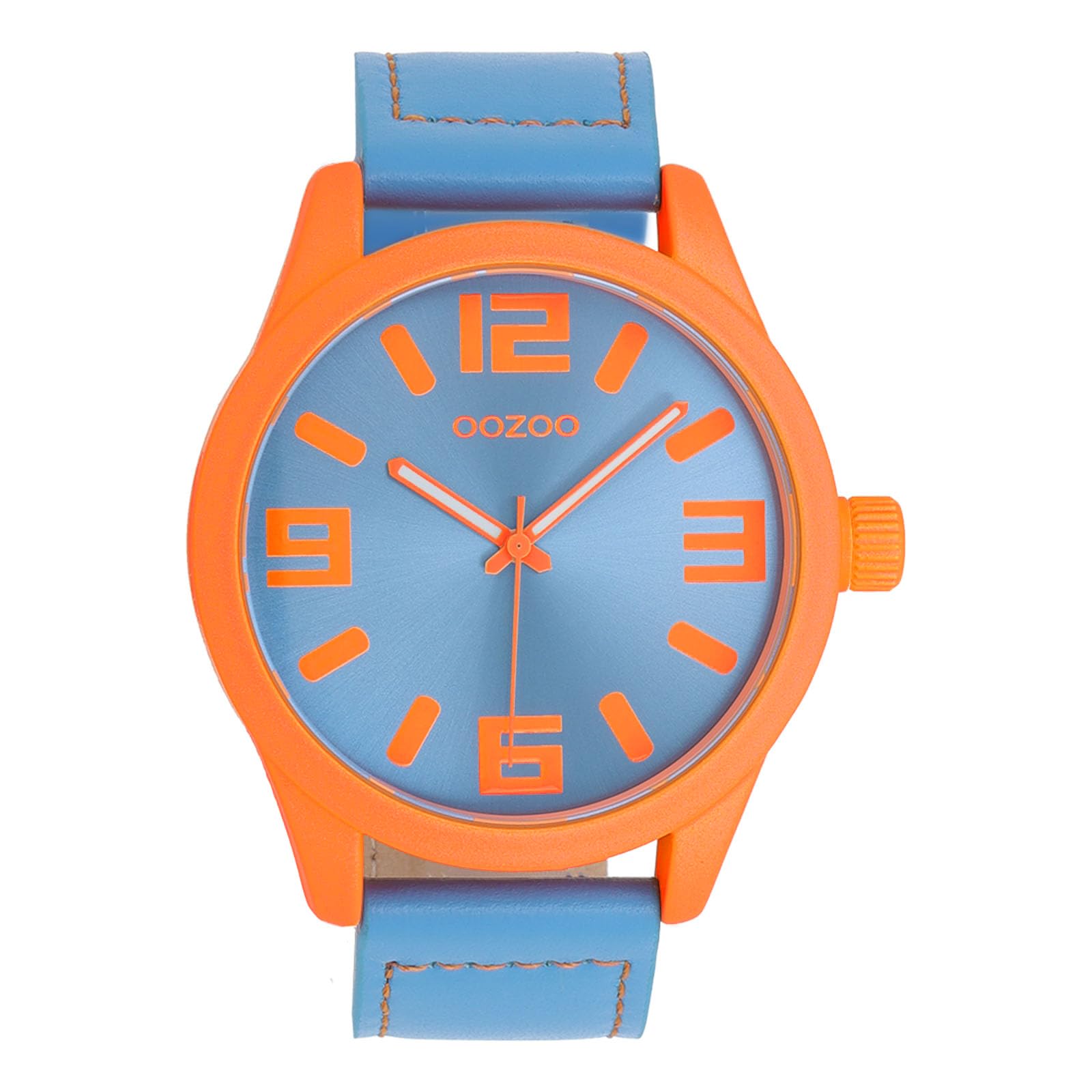 Oozoo Timepieces Unisex Uhr - Armbanduhr Unisex mit Lederarmband | Modische Uhr - Fashion Analog Unisexuhr in rund