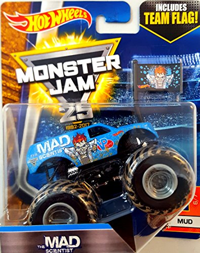 Hot Wheels Monster Jam Mad Scientist Team Flag Mud 6/7