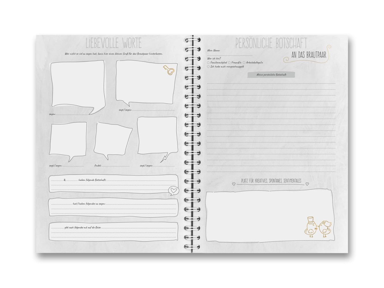 familiawedding black-Doodle- Design XXL Gästebuch zur Hochzeit: riesengroßes modernes schwarzes Hochzeitsgästebuch mit lustigen Fragen zum Ausfüllen (Hochzeitsgästebücher im XXL Format: A3)