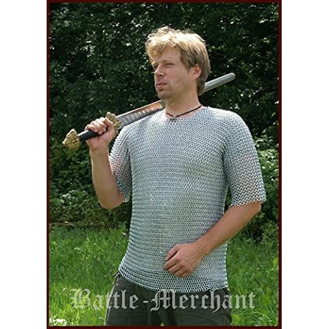 Battle-Merchant Kettenhemd, Kurzarm, verzinkt, Gr. M Cover