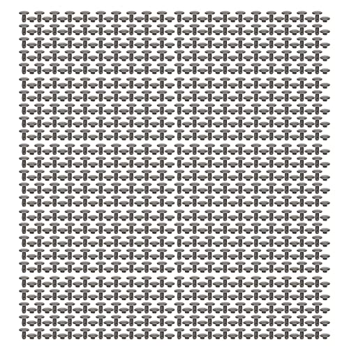Haofy Remaches de Cuero 500 Juegos de Remaches de Doble Cara de Hierro de Alta Dureza para Ropa, Ligeros y Portátiles para Entusiastas de la Artesanía del Cuero (GRAY)