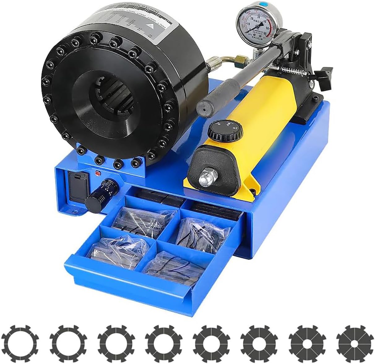 Tragbare Schlauchpresse, Schlauchpressmaschine, handgeführte hydraulische Schlauchpressmaschine für Hochdruck-Ölleitungen und Diesel-Niederdruckleitungen