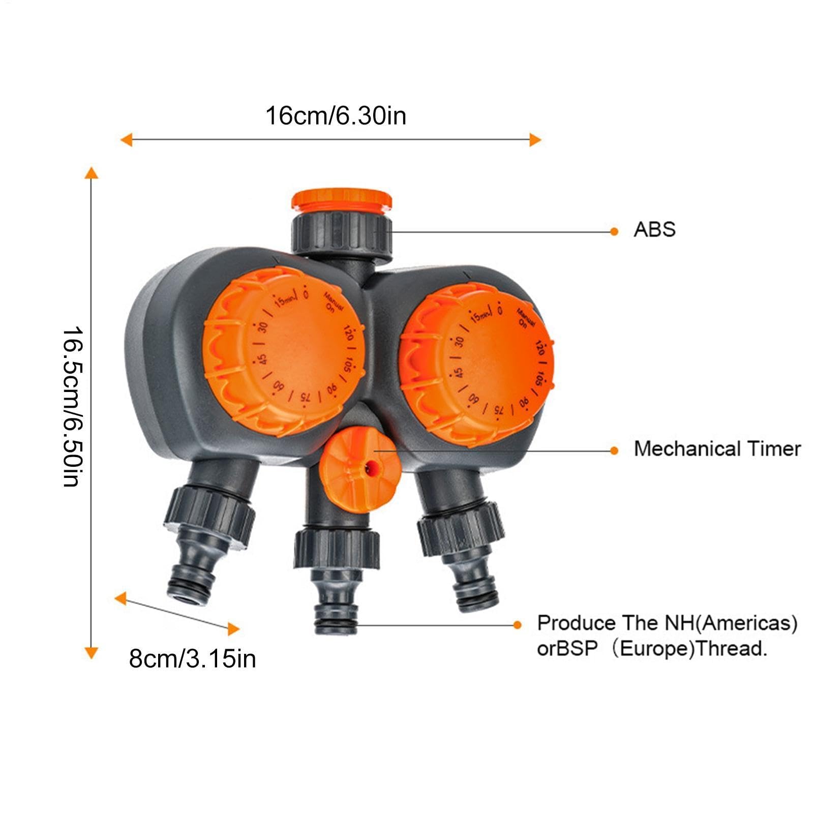 System nawadniania kropelkowego | Automatyczny podlewacz roślin z wytrzymałym timerem zraszacza do użytku na zewnątrz, na podwórko, balkon i wewnątrz - wydajne rozwiązanie nawadniające