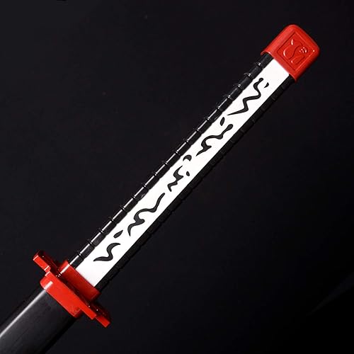 Miniatura 6 de Sword fort Espada Akame de acero al carbono, hecha a mano, Katana de metal real, accesorios de anime, accesorios de cosplay, espada samurái, rojo y