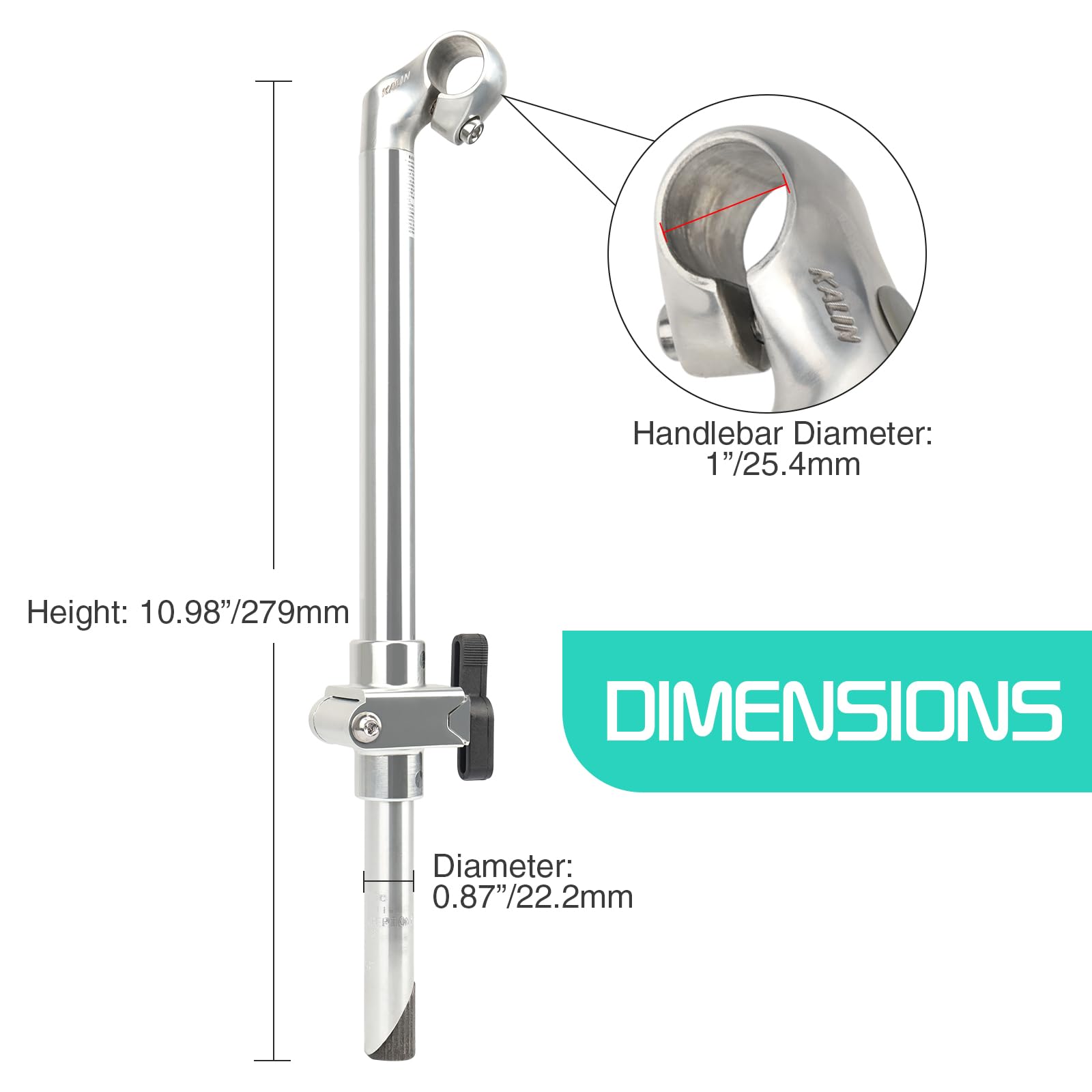 FSA Omega ST Stem Black, 60mm