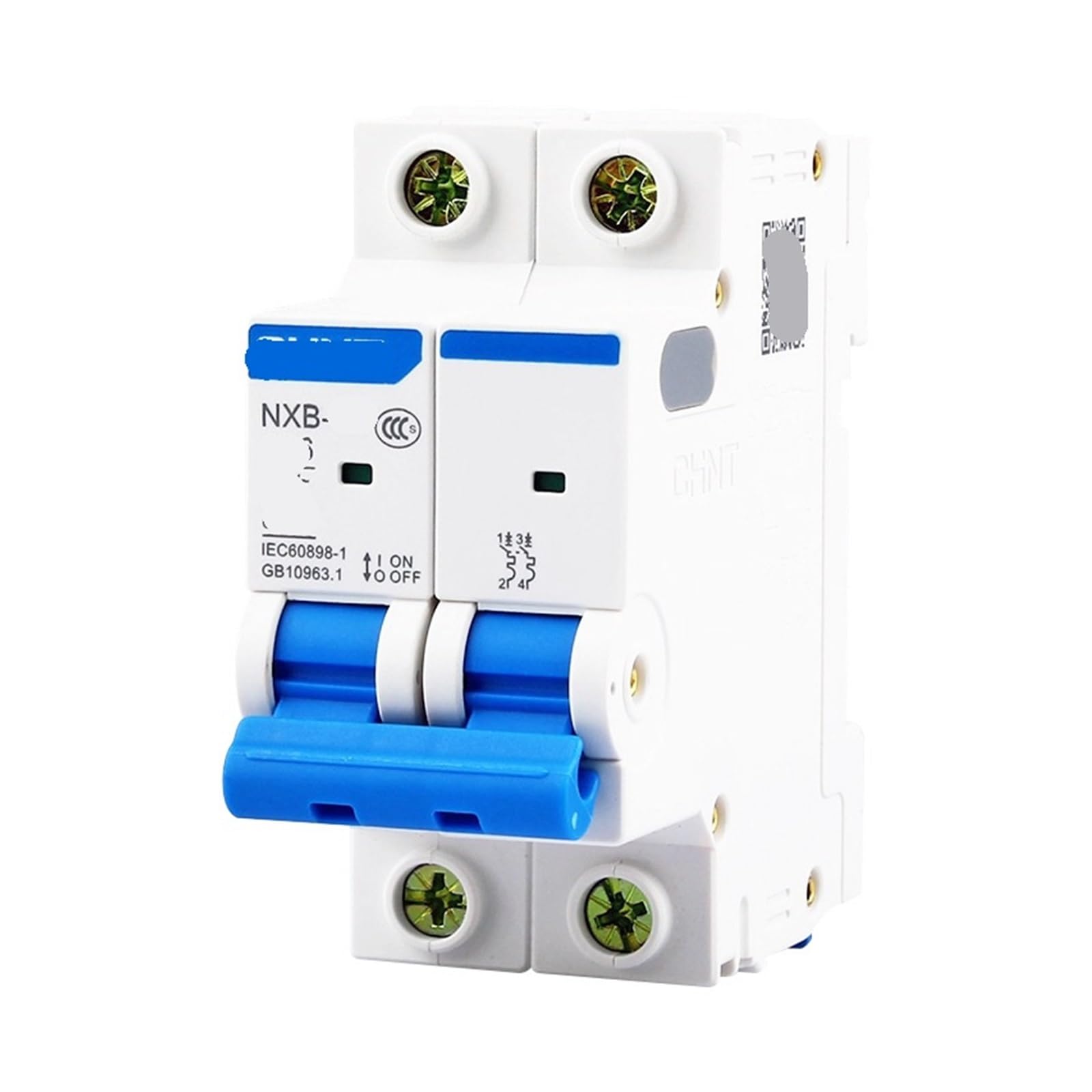 Disjoncteur NXB-63 2P 20A interrupteur d air pour tableau electrique