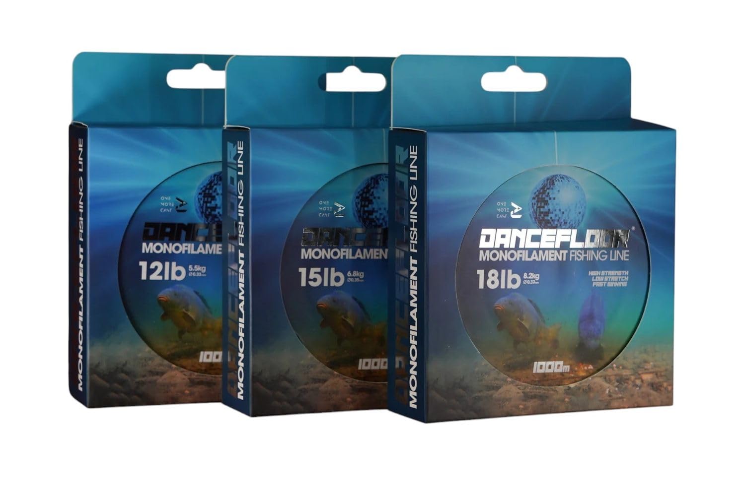 One More Cast OMC Dancefloor Monofilament 1000m : 18lb