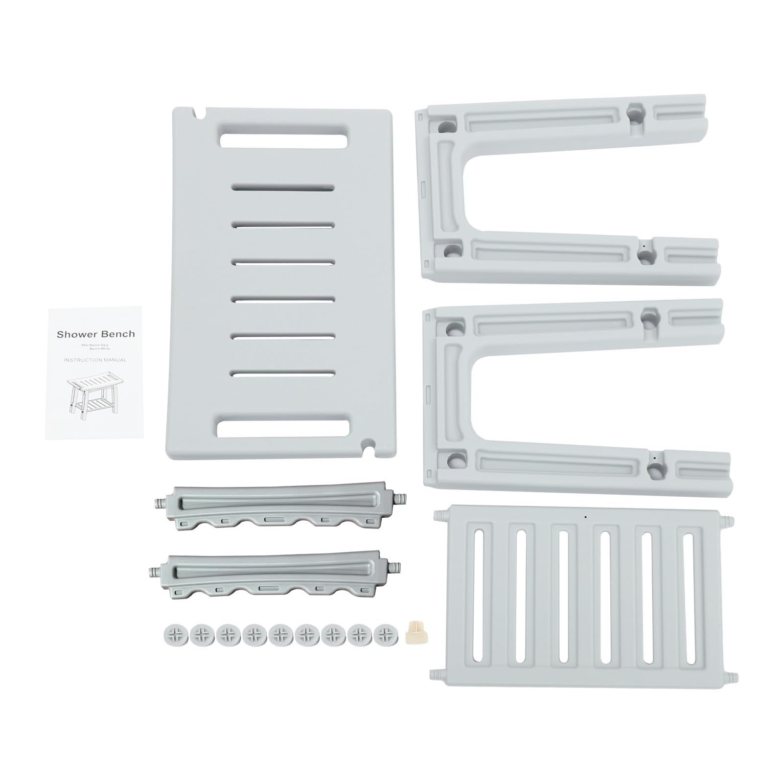 Bancos de ducha, banco de ducha para baño con estante, taburete de ducha de hasta 70 kg, asiento impermeable para baño, ayuda para el baño, asiento de ducha para personas mayores, 56 x 32 x 46 cm