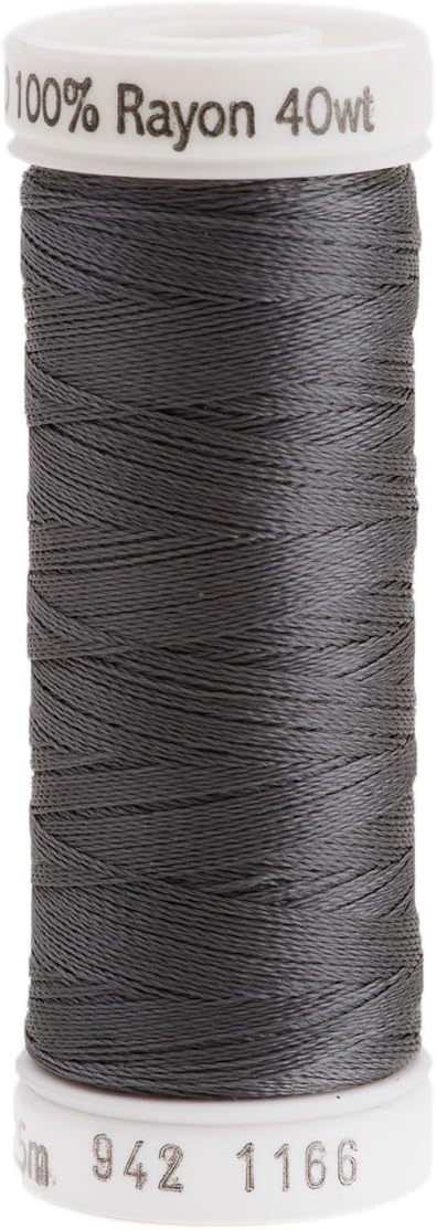 Sulky Rayon Thread for Sewing, 250-Yard, Medium Steel Gray
