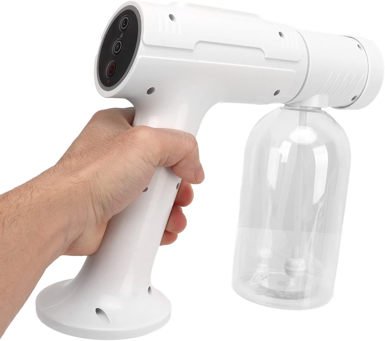 Keenso Fogger Machine, Handheld Cordless Rechargeable Nano Sprayer with Removable Nozzle and 400mAh Battery, for Home Office Car Classroom Disinfection