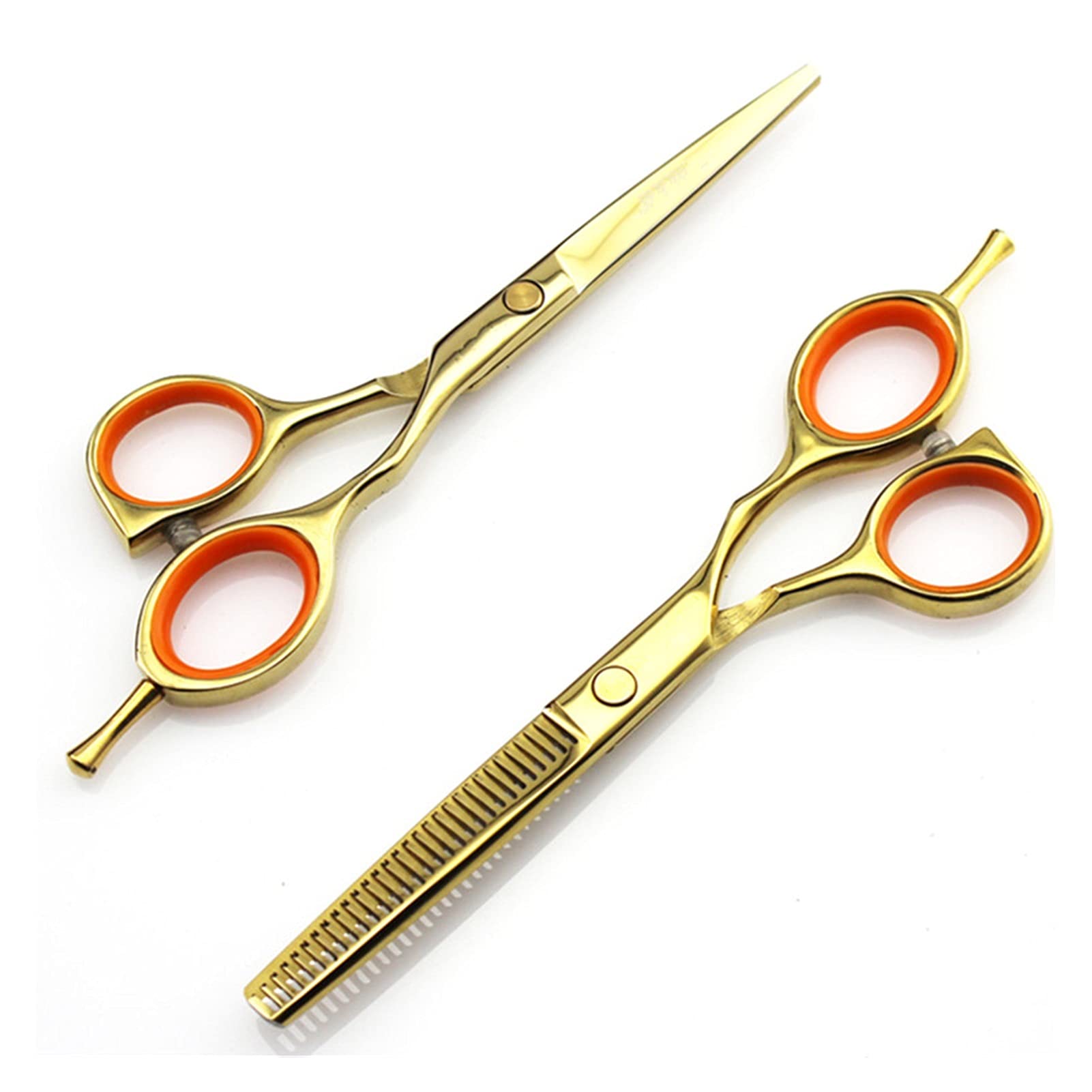 Ensemble de ciseaux de coiffure colorés de haute précision pour coupes de cheveux