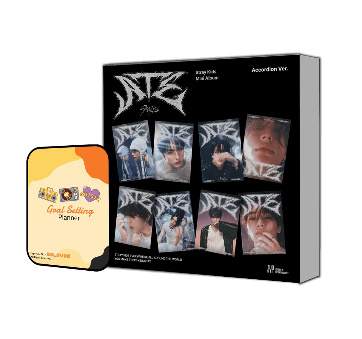 Dreamus Accordion Ver. (Random Ver.) Ate Stray Kids Album [Accordion Ver. (Random Ver.)]+Pre Order Benefits+Bolsvos K-Pop Inspired Freebies (Mini Album)