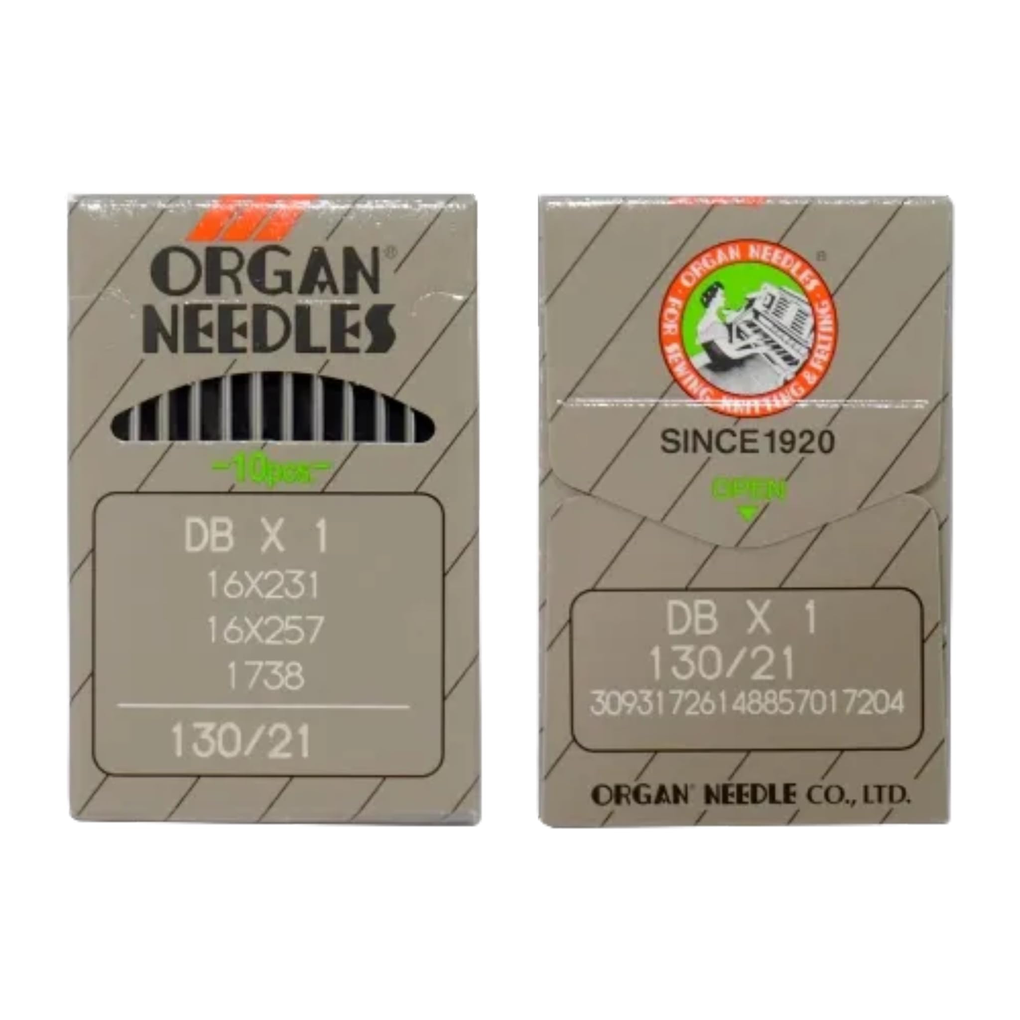 DB 21 Organ Industrial Sewing Machine Needles (Pack of 10 Needles)