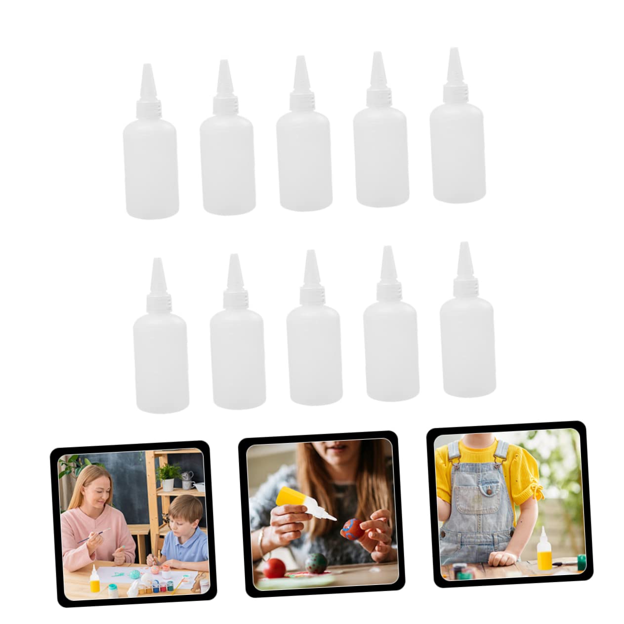 20 Stück Teiliges Halbtransparentes Quetschflasche Produktbild-Vorschau 13
